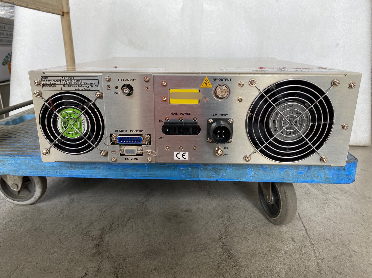 AD-TEC AX-1000Ⅲ 13.56MHz 1000W RF PLASMA GENERATOR圖片