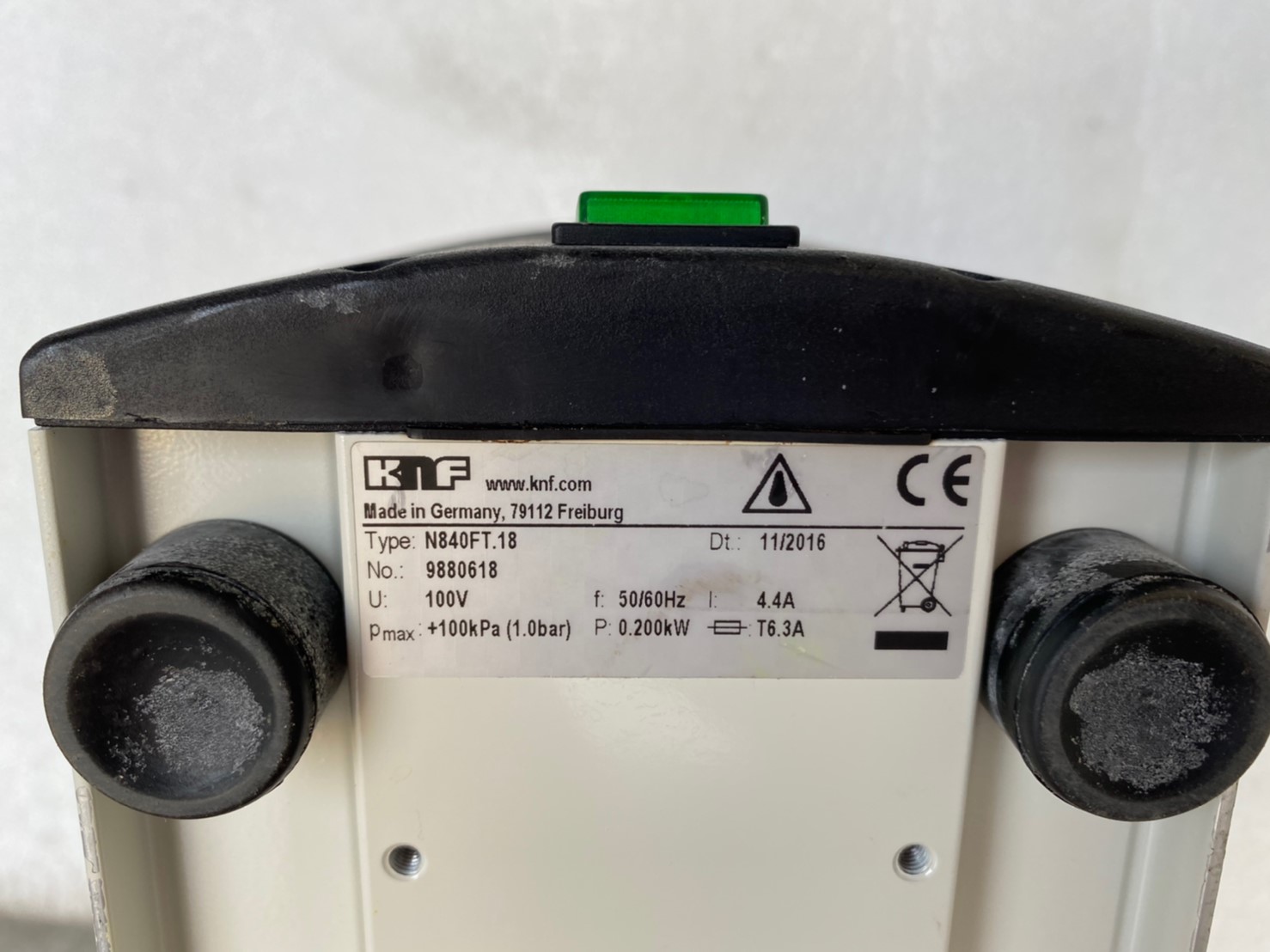KNF PTFE-coated Diaphragm Pump N840FT.18圖片
