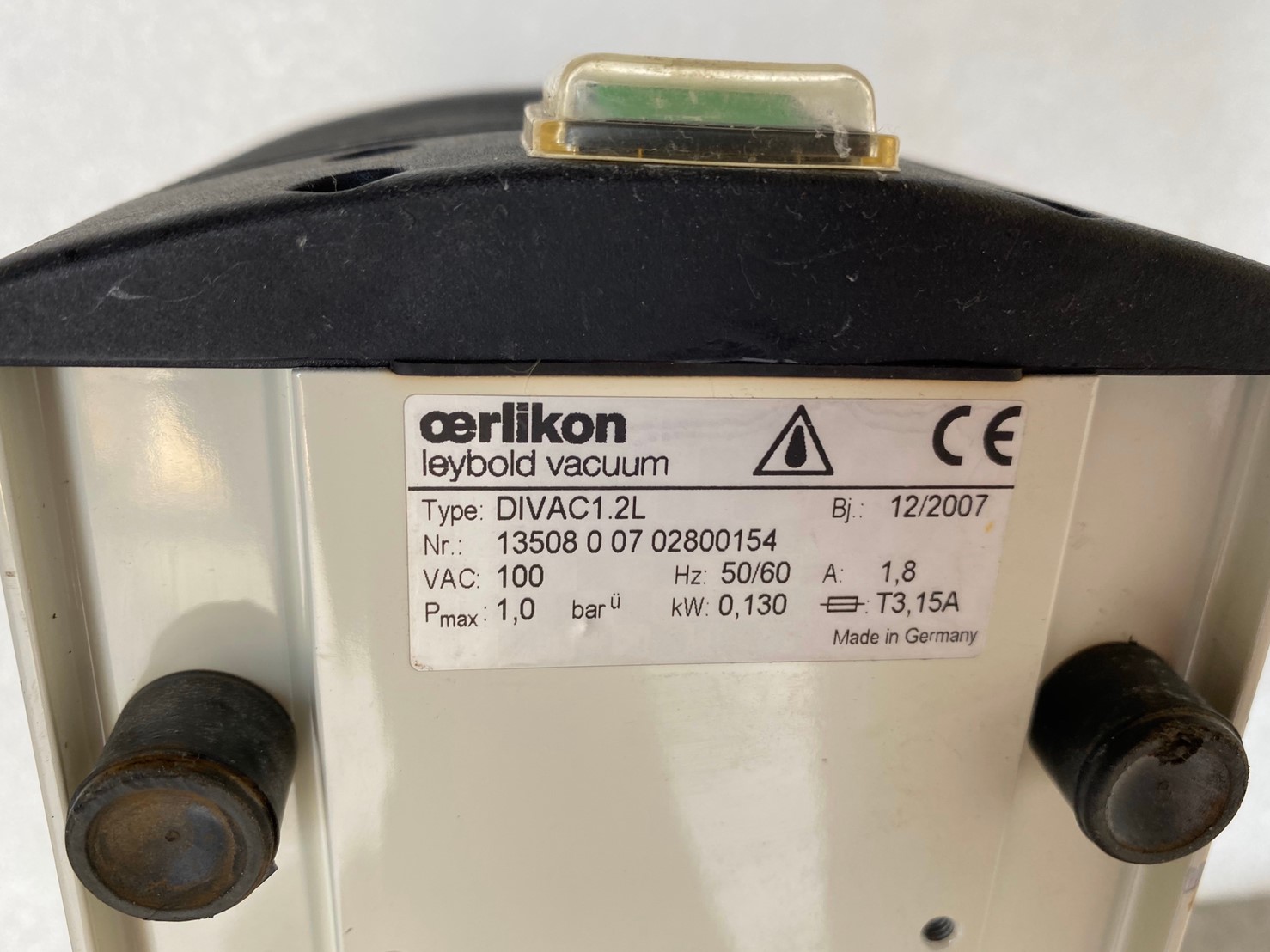 Leybold DIVAC 1.2 L Dry Diaphragm Vacuum Pump圖片