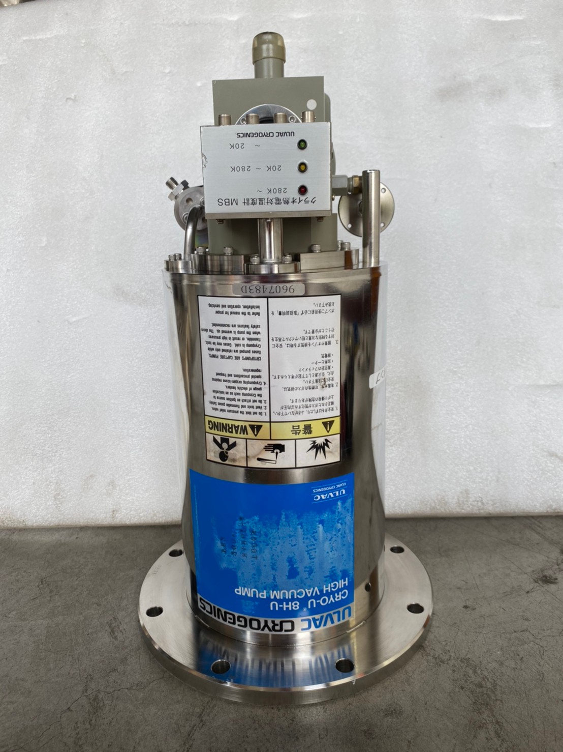 ULVAC CRYO-U8H-U Cryo Pump圖片