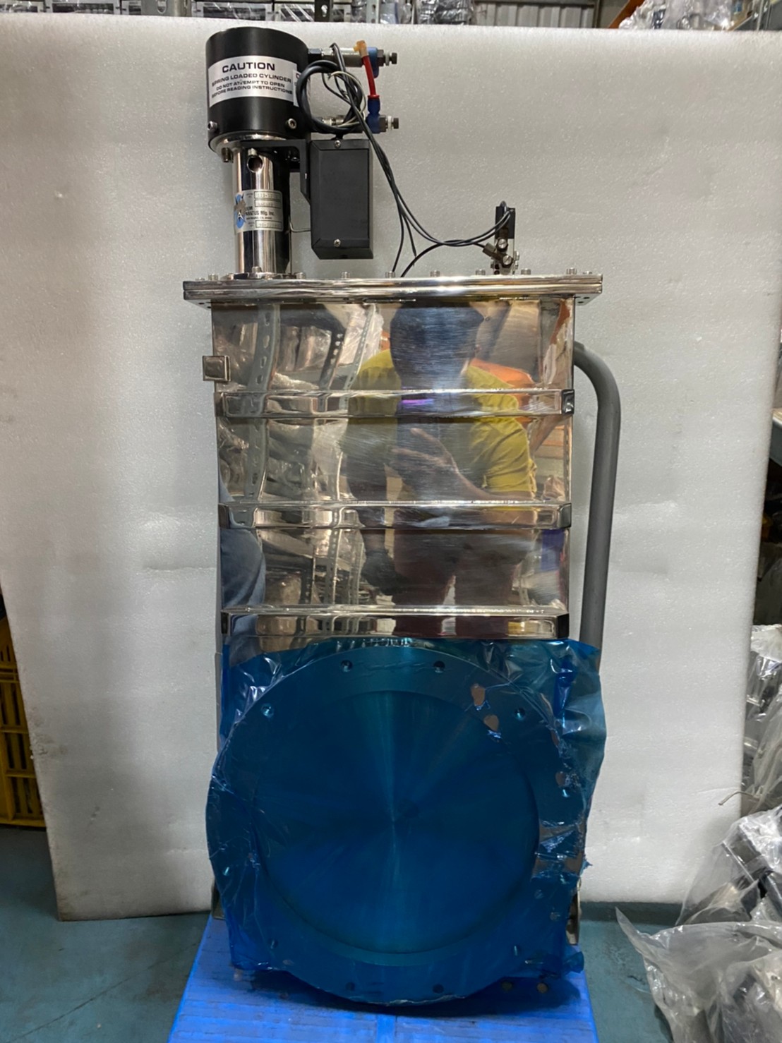 HVA ELECTRO-PNEUMATIC GATE VACUUM VALVE ASA ANSI 12 INCH 123-1205圖片