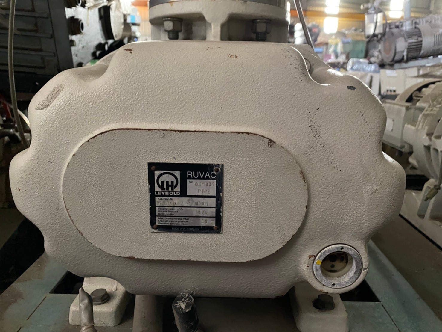 Leybold WS 1001 PFPE Mechanical Booster Pump圖片