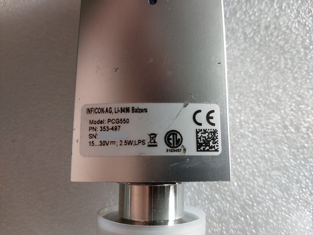 INFICON AG LI-9496 Balzers PCG550 353-497 Vacuum Gauge圖片