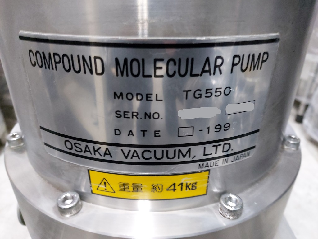 OSAKA TG550 TURBO PUMP圖片