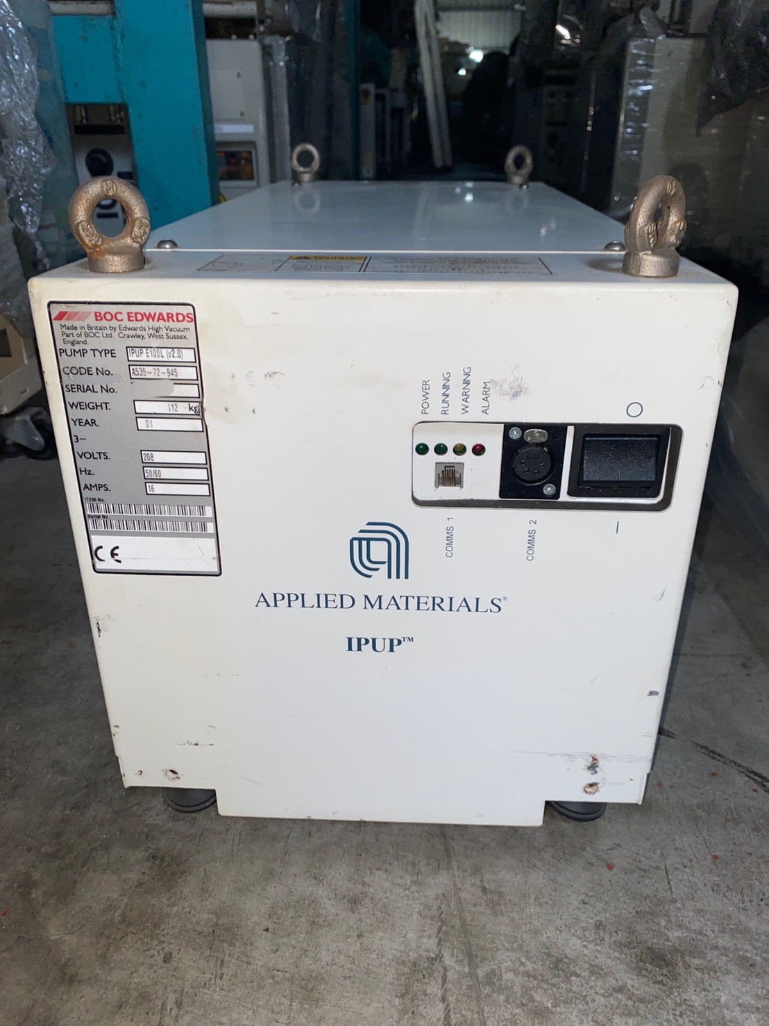 EDWARDS IPUP E100L(v2.0) Dry Vacuum Pump圖片