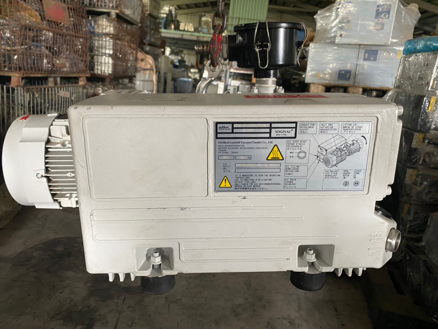Leybold Sogevac SV100B Rotary vane pump圖片
