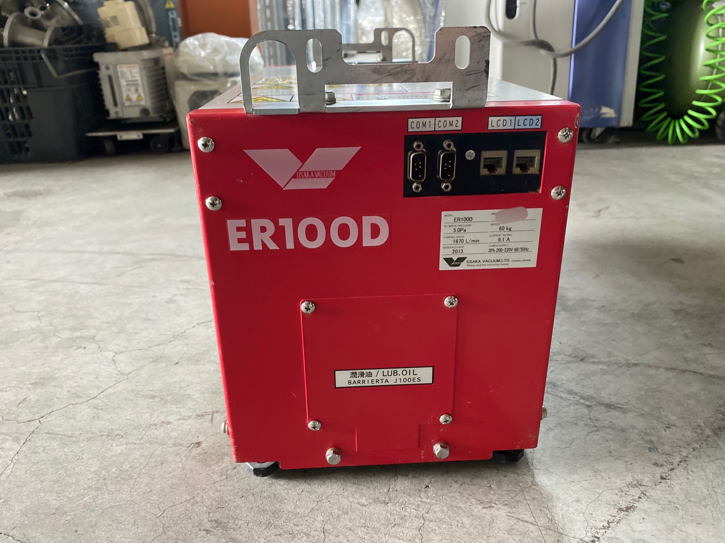 OSAKA Energy-saving Dry Vacuum Pump ER100D圖片
