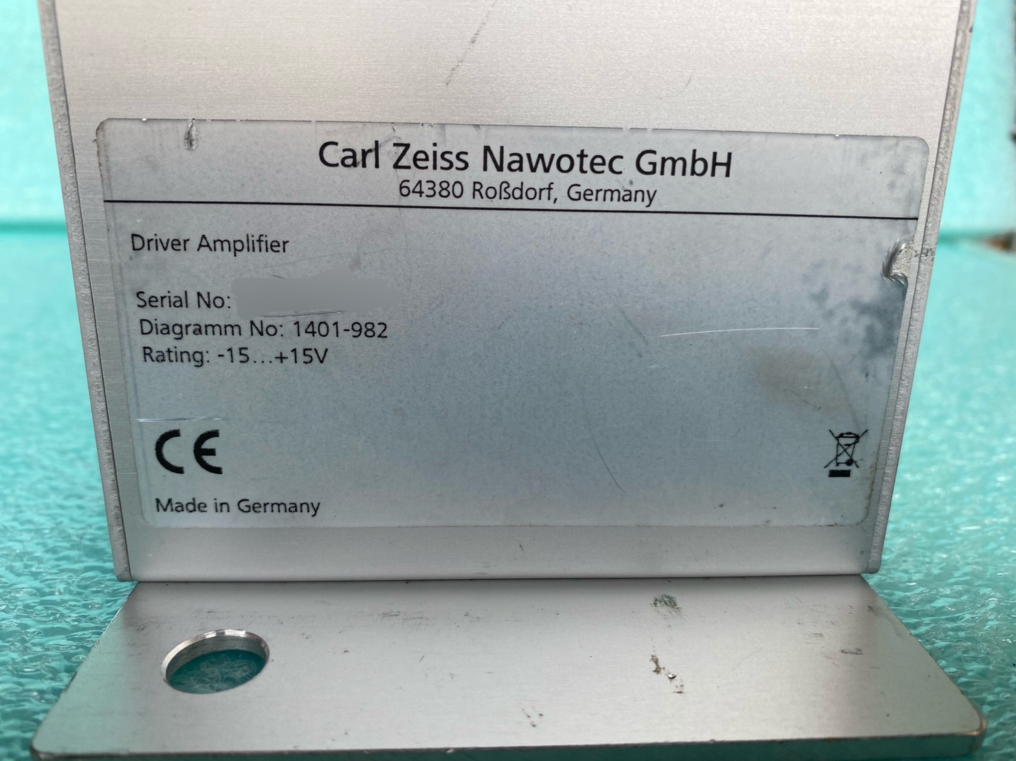 Carl Zeiss Nawotec GmbH Driver Amplifier 64380 ROBDORF圖片