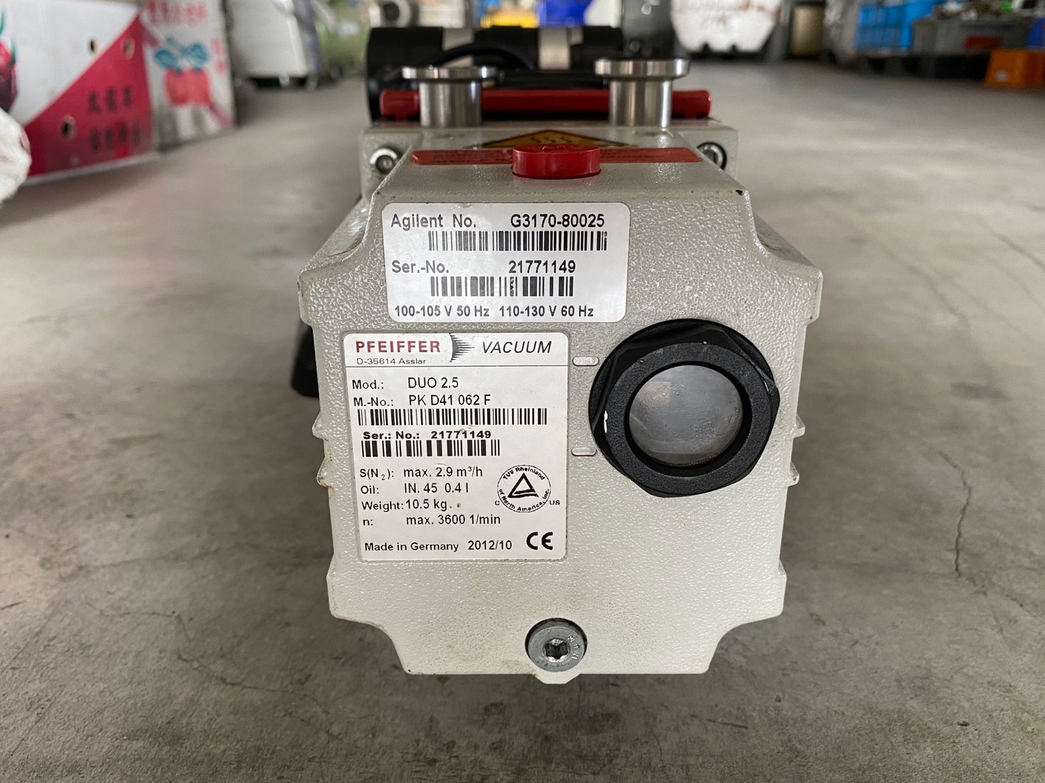 PEEIFFER VACUUM DUO 2.5 Rotary Pump圖片