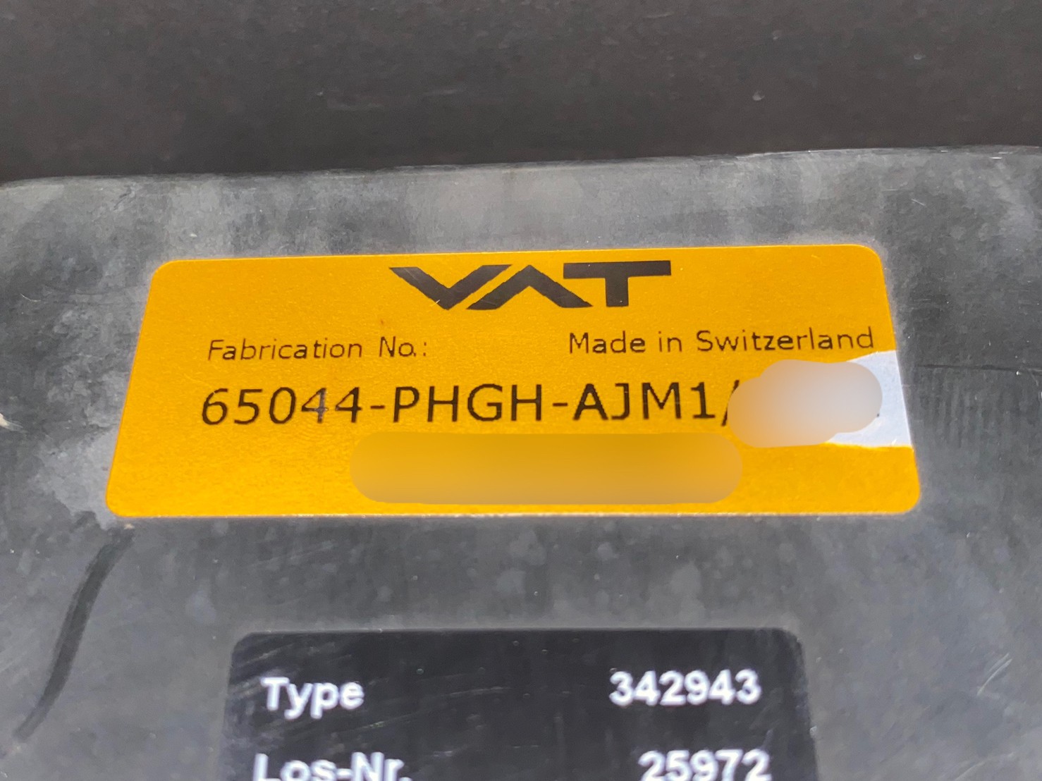 VAT 65044-PHGH-AJM1 Pendulum Valve圖片