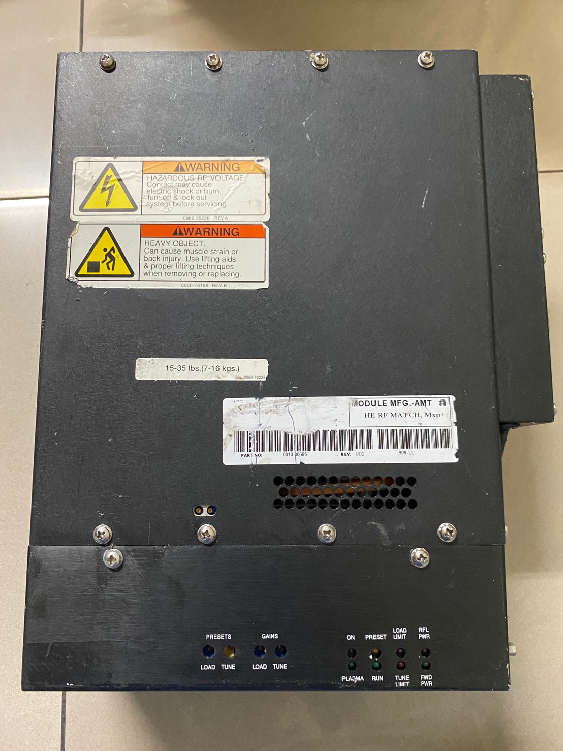 AMAT 0010-30686 High Efficiency RF Match,Mxp+圖片