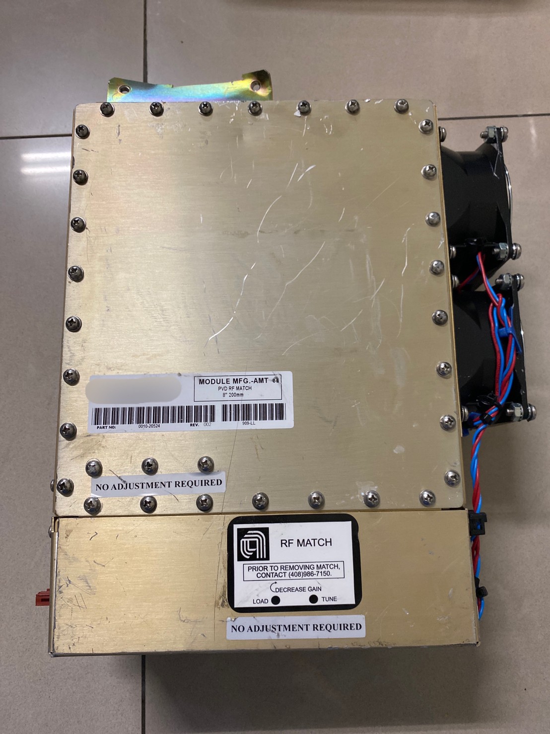 AMAT Applied Materials 0010-20524 RF Match PVD Preclean 8'' 200mm圖片