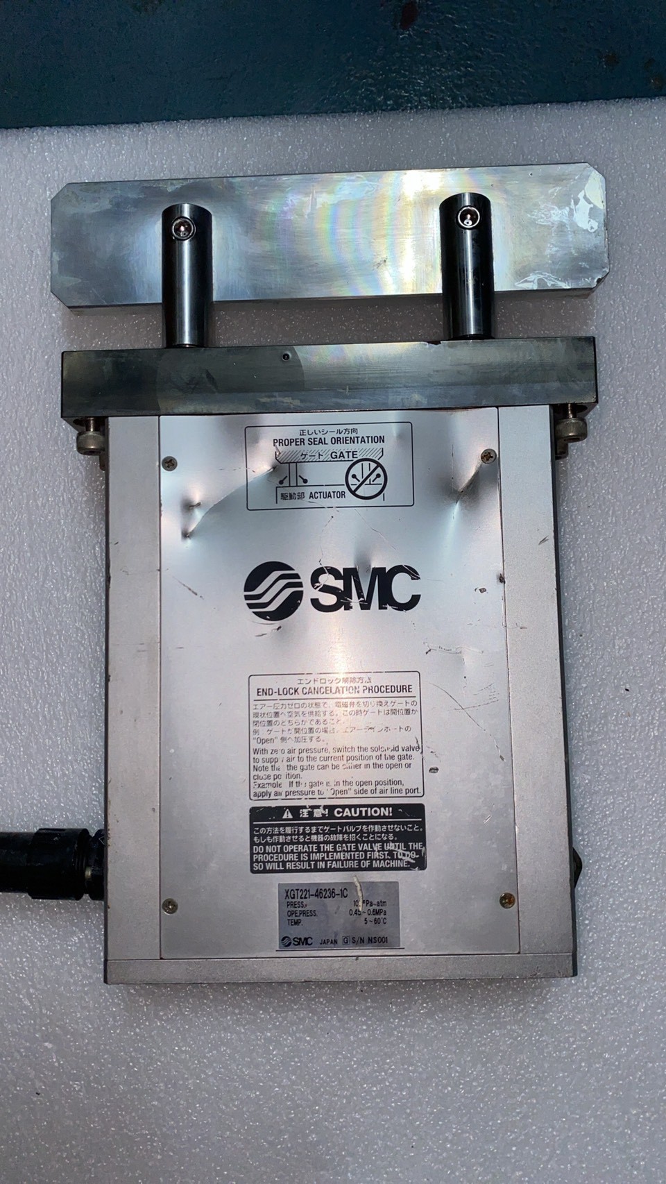SMC XGT221-46236-1C Rectangular Gate Valve - Slit Valves圖片