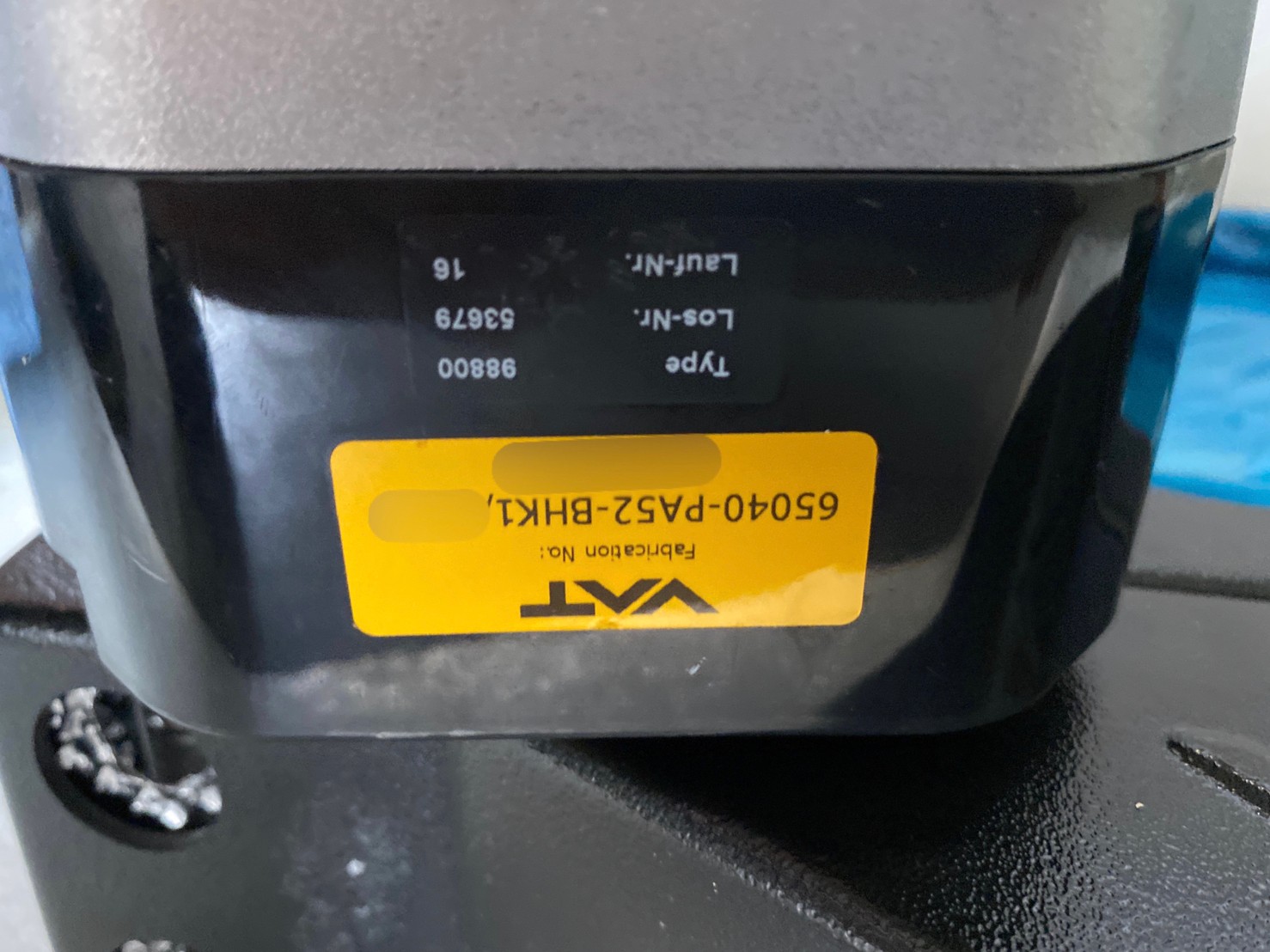 VAT 65040-PA52-BHK1 Pendulum Valve圖片