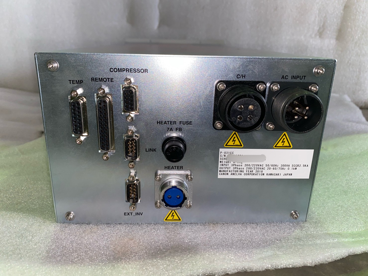Sumitomo ANELVA P-031CC CRYO CONTROLLER圖片