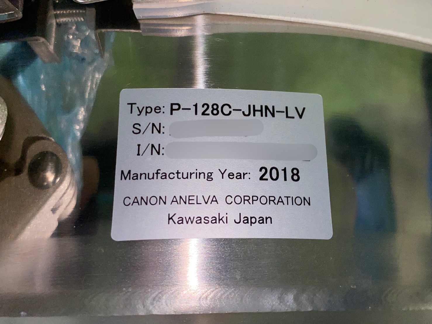 Sumitomo ANELVA P-128C-JHN-LV CRYO PUMP圖片